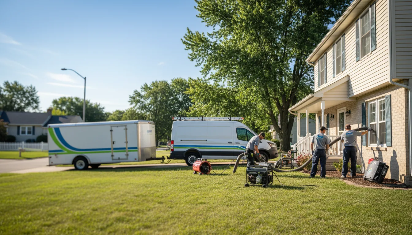 Flooded Basement Restoration And Cleanup With Repair in Conneaut, OH near me